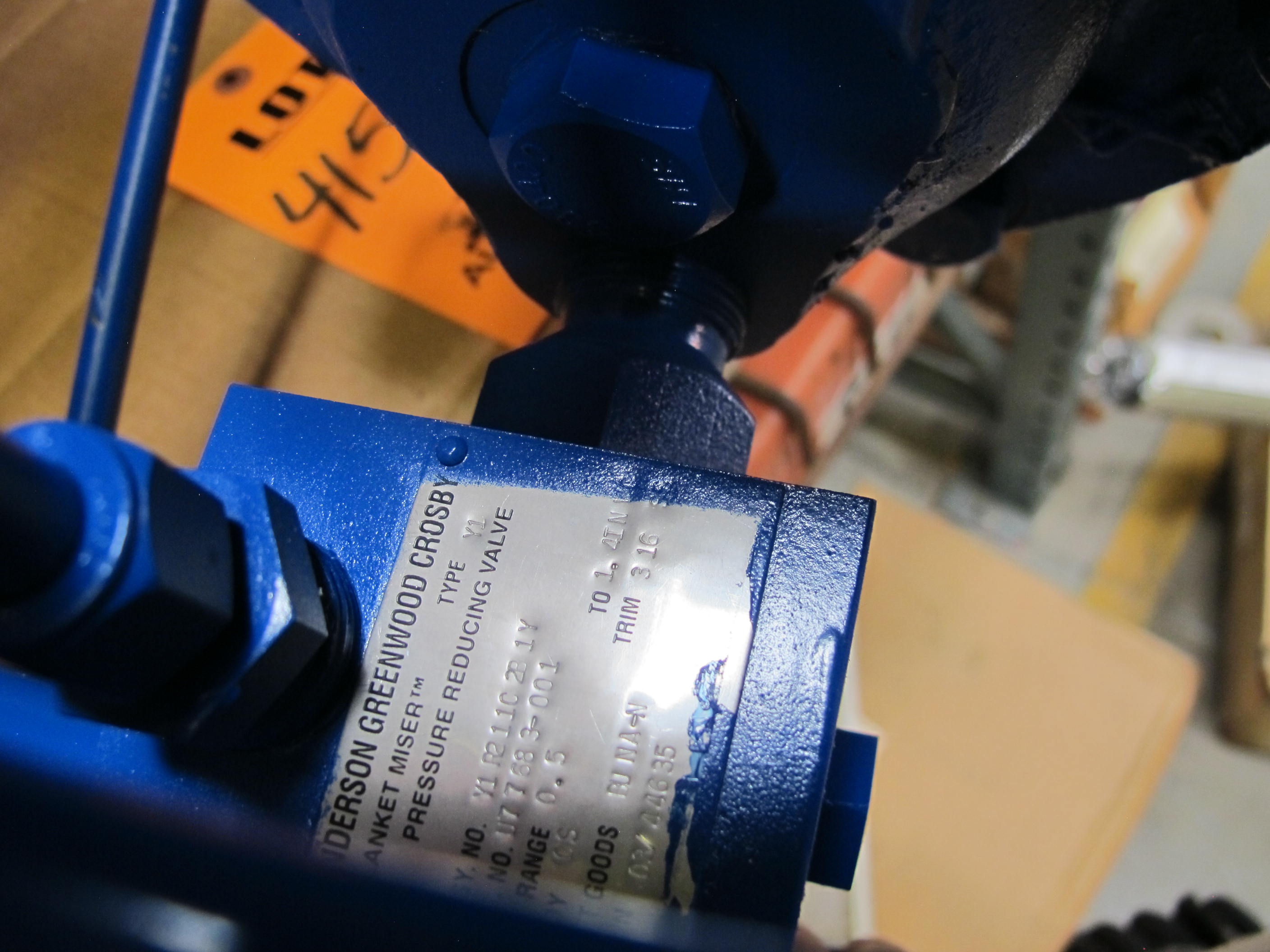 REGULATOR, PRESSURE TYPE, .5" WC - 1.4" WC OUTLET PRESSURE, 2", 150 LB FLANGED CONNECTION, GAS KIND. 316 SS TRIM. LOADING & HANDLING FEE $15-4158